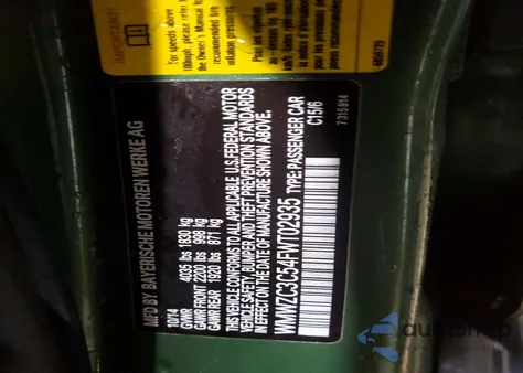 2015 Mini Cooper S Countryman from USA, damaged, VIN WMWZC3C54FWT02935